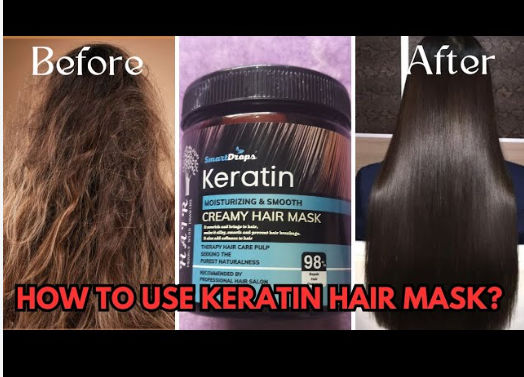 Keratin Moisturizing & Smooth Creamy Hair Mask. 500ml