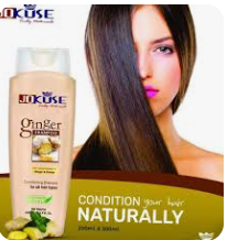 Jokuse Ginger Conditioning Shampoo made with natural ginger and orange extracts