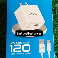 Vivo 120W Quick Charge Max Ultra Pro wall charger adapter.