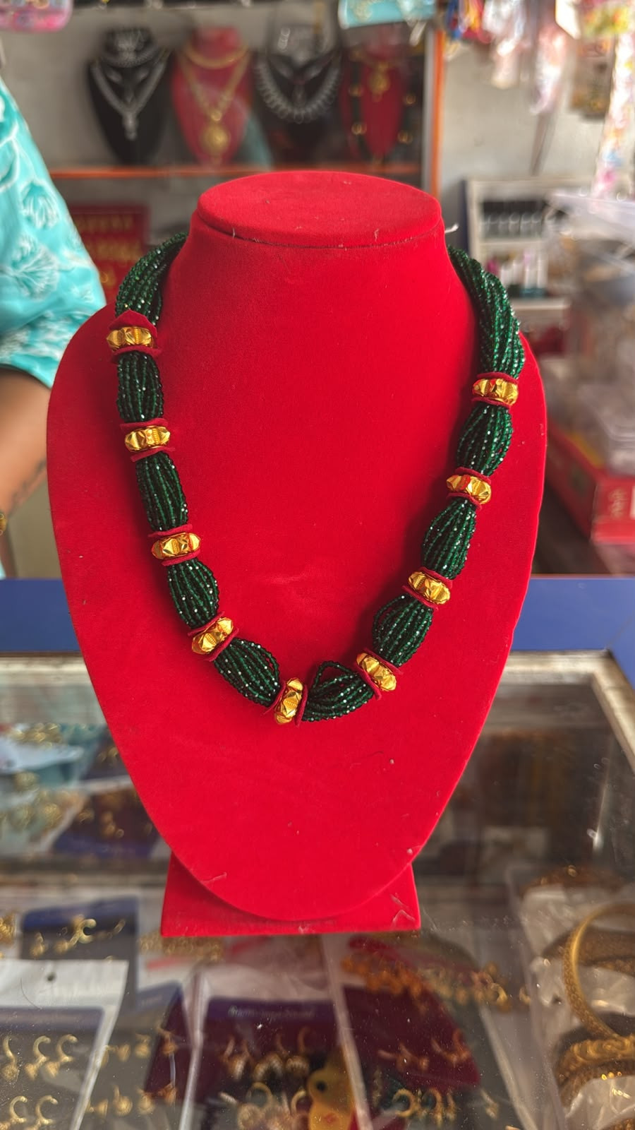 Nau Gadi potey Necklace For Women Made By Panchadhatu