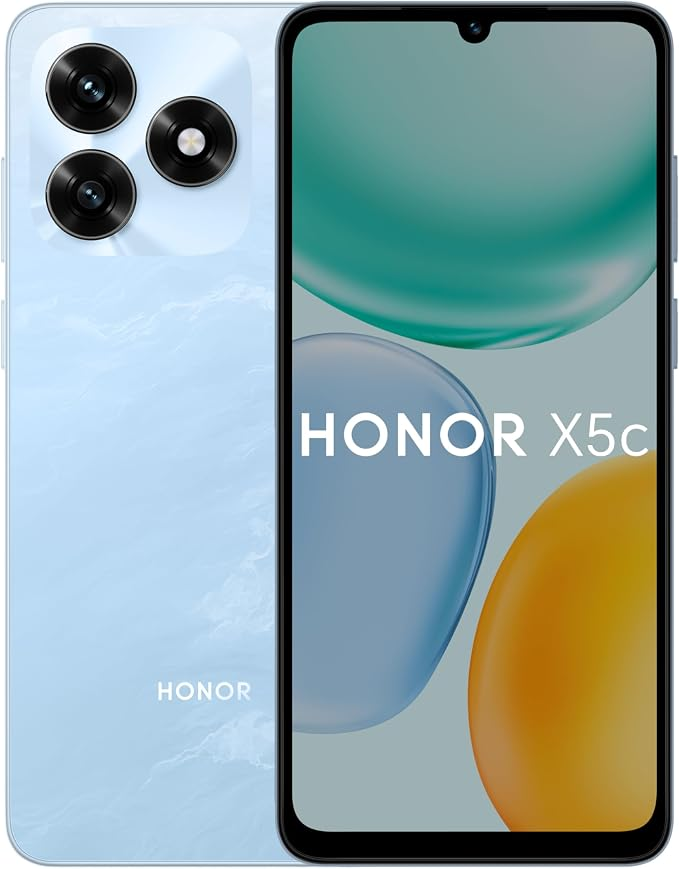 HONOR X5c 4G Smartphone, 4GB RAM 64GB ROM, Dual SIM, 5130mAh Battery,