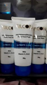 Silcon Ultimate Clear Anti Melasma (Blemish) Foam Face Wash (80g) enriched with vitamins C, D, and E.