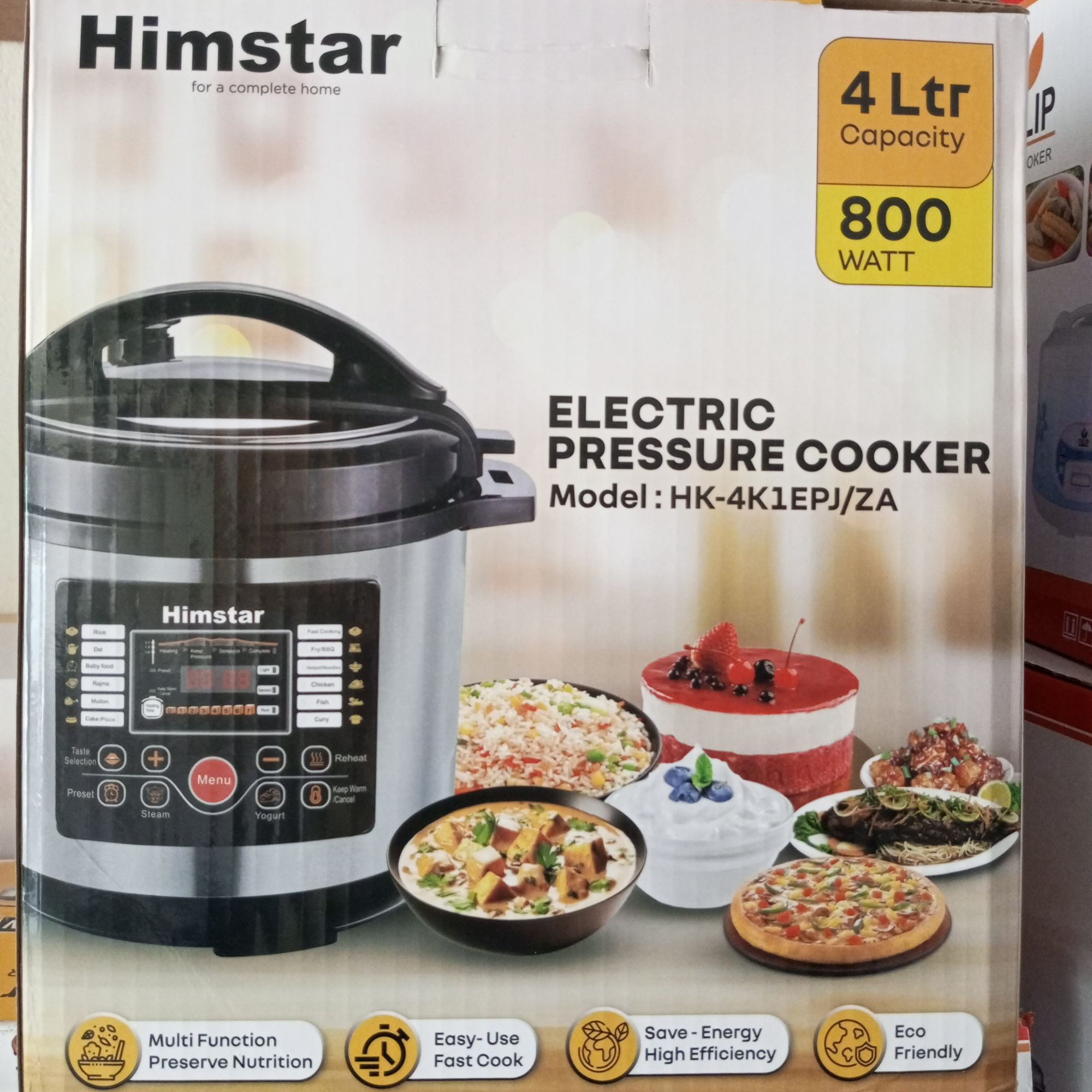 Himstar Stainless Steel Electric Pressure Cooker 4 Ltr