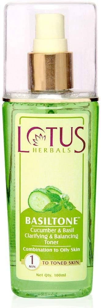 Lotus Herbals Basiltone Cucumber & Basil Clarifying & Balancing Toner
