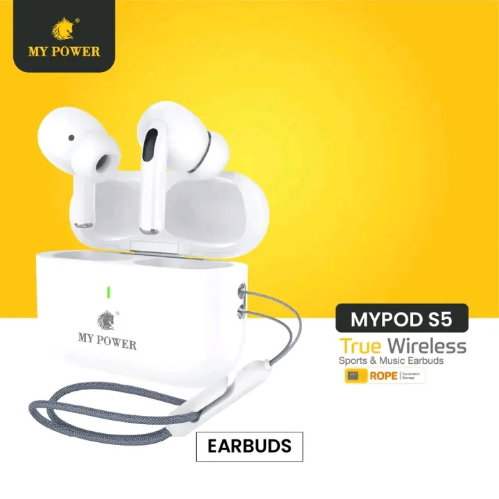 My Power Mypod S5 true wireless sports and music earbuds