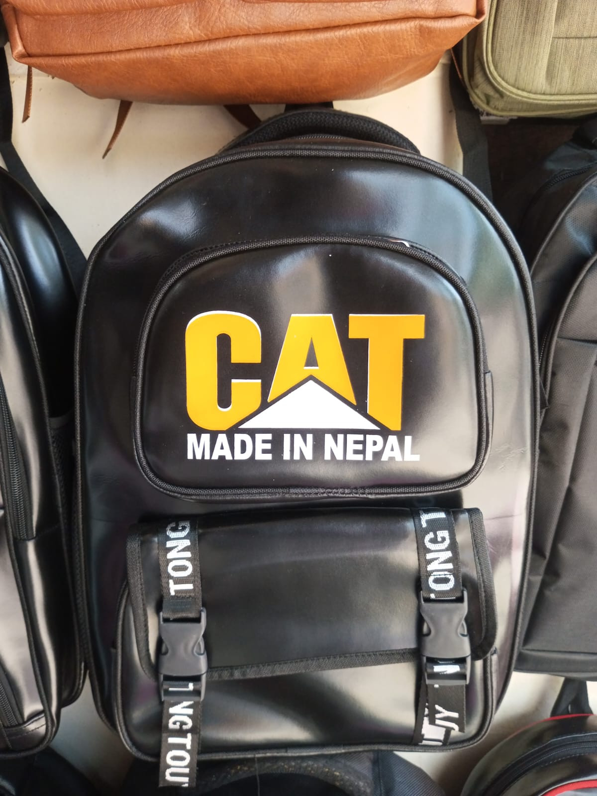 PU Leather Travel / Laptop Backpack