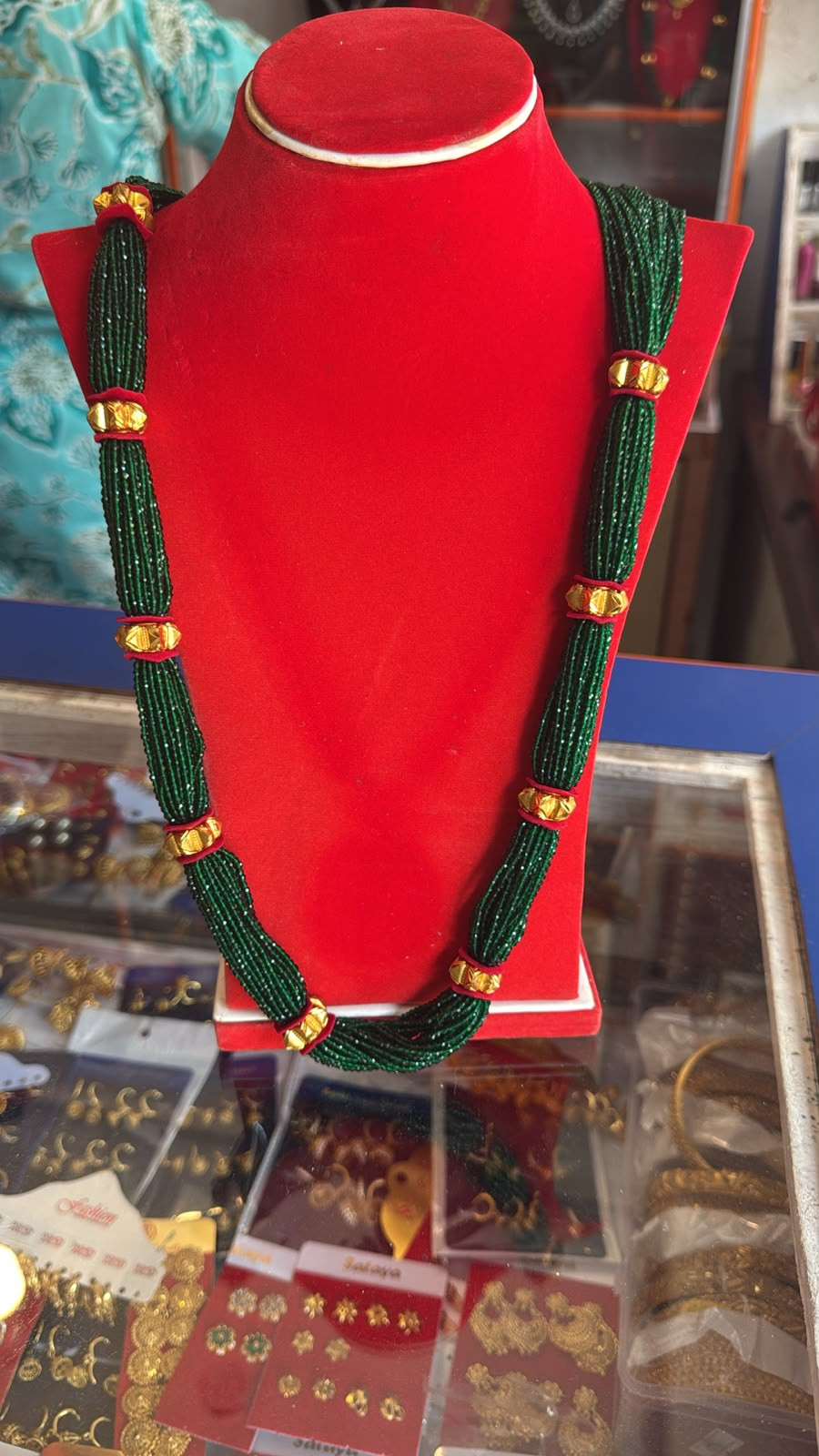 Nau Gadi potey Necklace For Women Made By Panchadhatu