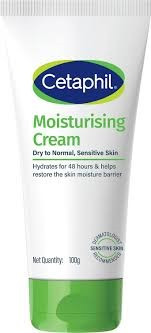 Cetaphil Moisturising Cream 100 g for Dry & Sensitive Skin | 48H Hydration with Almond Oil, Niacinamide & Panthenol | Rich Fragrance and Paraben Free Moisturiser, Prevents Moisture Loss & Repairs Skin