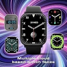 Armor Prime wireless calling smart sports watch featuring an IP67 waterproof rectangular black case