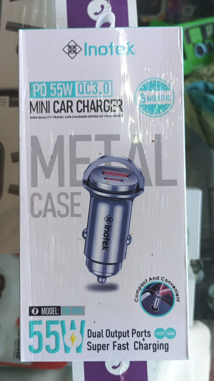Inotek 55W PD Mini Car Charger