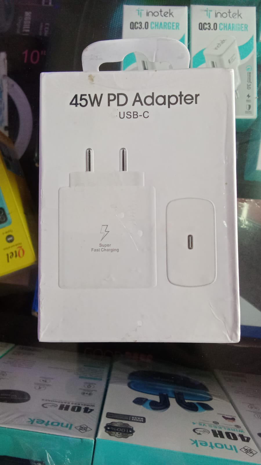 45W PD Adapter USB-C Super Fast Charging Wall Charger