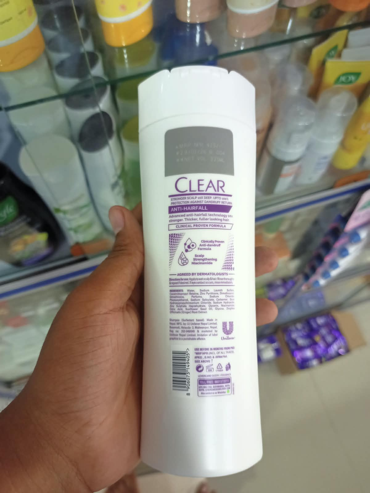 Clear Women Anti-Hairfall Anti-Dandruff Shampoo,
